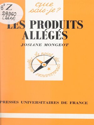 cover image of Les produits allégés